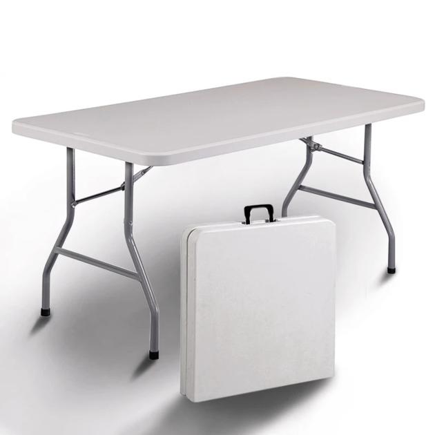 4ft/6ft/8ft Dinner Plastic Folding Leg Table and Chair 