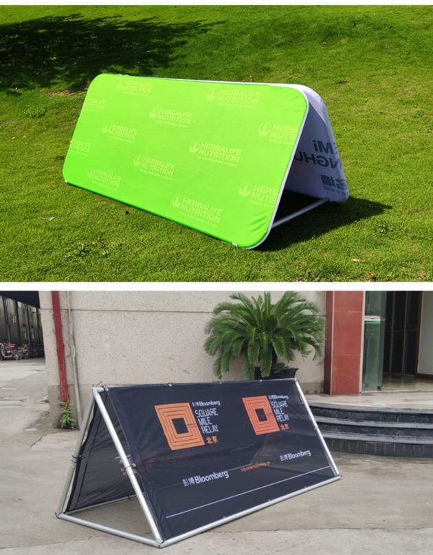 Portable outdoor Triangle Banner Stand 