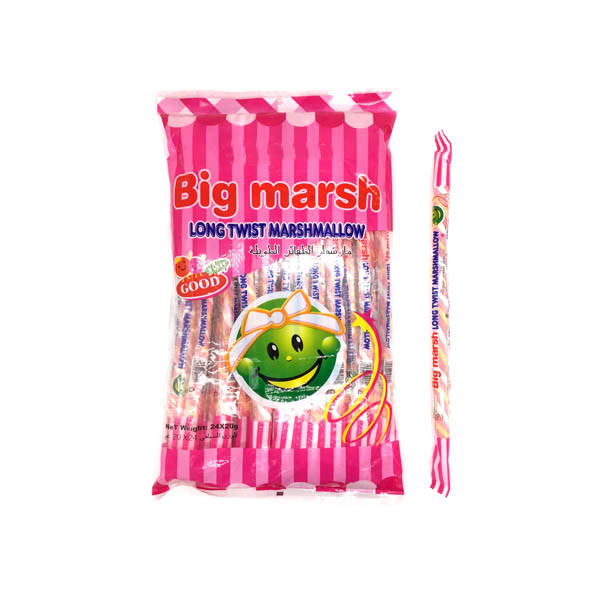 Candy Wholesale Fruit Long Twist Marshmallow