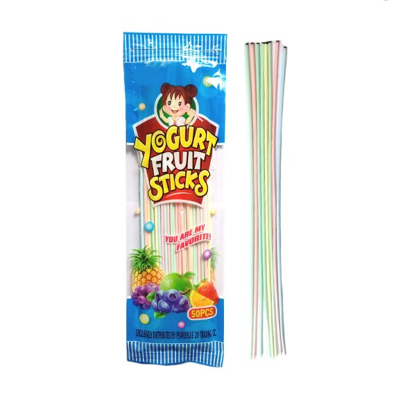 Yogurt Fruit Long candy powder cc stick