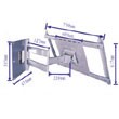 Triple Arm Wall Mount
