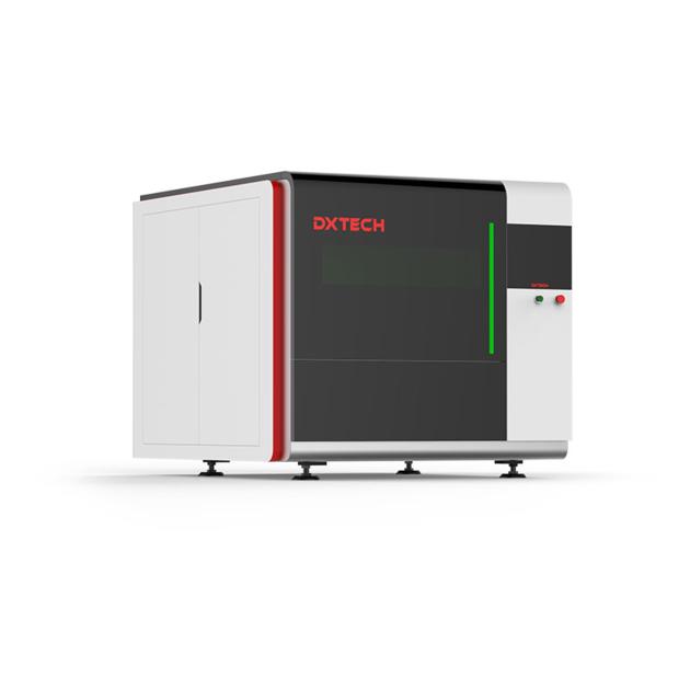 DXTECH High precision fiber laser cutting machine for metal sheet with servo motor