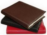 leather jotter/leather pad/leather ruled notebook