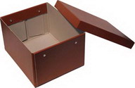 leather gift box/leather stationery box/leather pen holder
