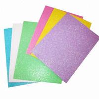 Glittery eva foam/Eva compound sponge/eco-friendly solid color eva foam