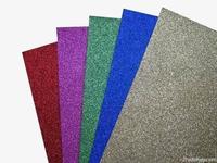 Glitter colored Eva Foam/Eva compound sponge/eco-friendly solid color eva foam
