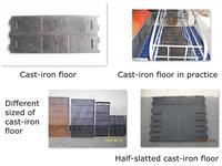 Cast-iron floor