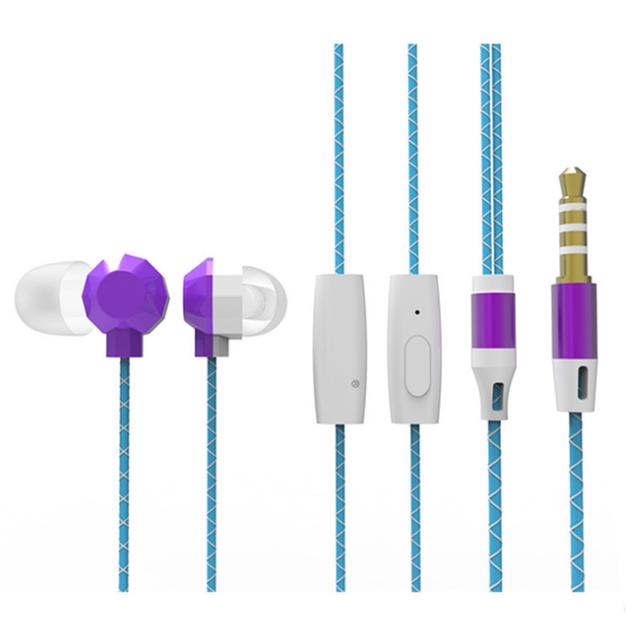best design mobile phone earphone factory price Plastic color earphones