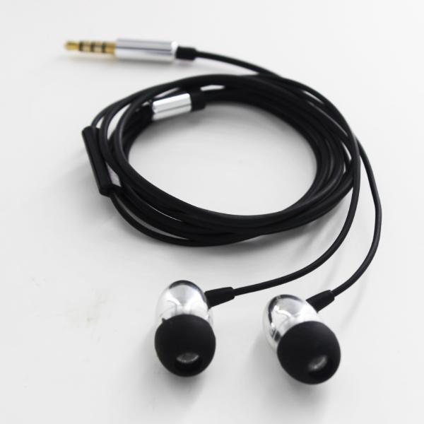 Mobile Phone Metal Earphone With Microphone