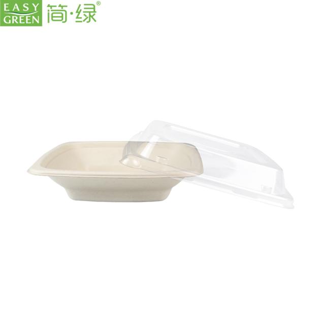 BIODEGRADABLE SQUARE BOWL