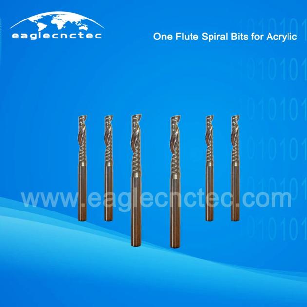 Single Flute Router Bit for Acrylic Cutting 