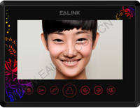 EK-M19 7 inch color TFT screen with touch button. Villa video door phone