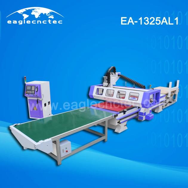 CNC Wood Cutting Machine for Panel Furniture Making  Auto Loading and Unloading 