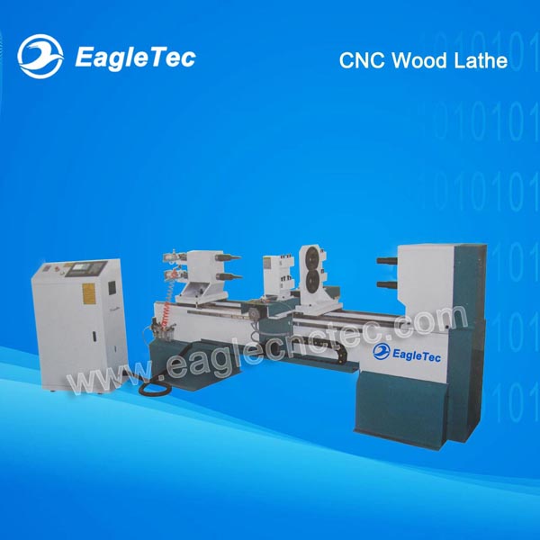 Two Axes CNC Wood Lathe For Making Baseball Bats Banister Balustrade