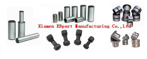 Excavator track pins and bushes,bolt&nuts