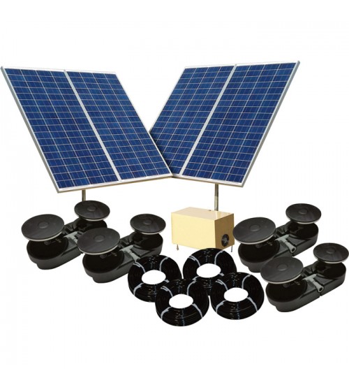 Aermaster Solar 5 Direct Drive Pond Aerator System_5.6 CFM_3 Acre Capacity_Type AerMasterDDSolar5