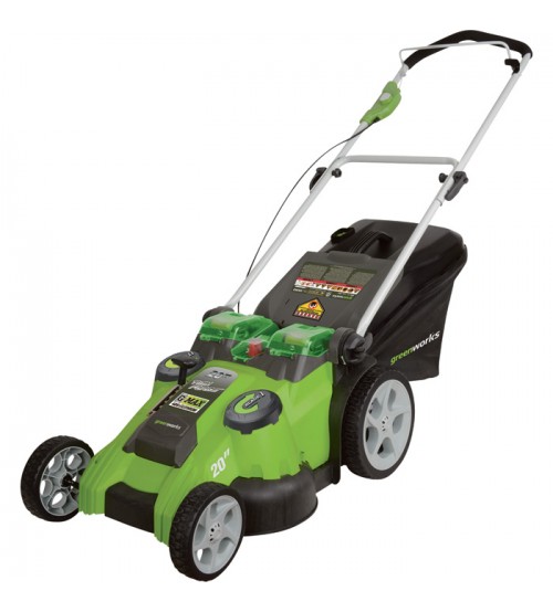 Greenworks G_MAX 40V Dual Blade Cordless Lawn Mower_20in Deck_Model 25302
