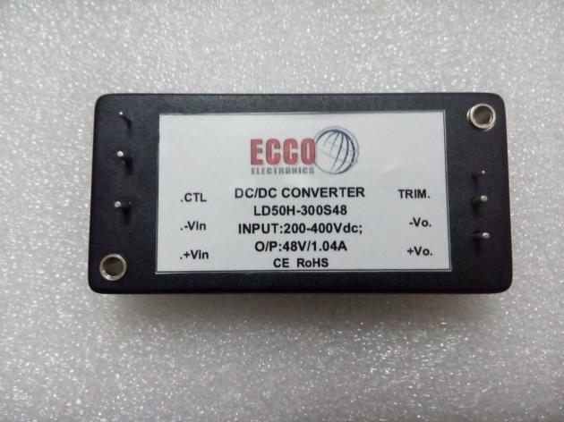 75W high voltage brick  DC/DC converter from ECCO electronics