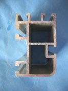 Aluminum profile in different shapes and surface treatment.