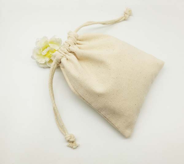 Cotton Jewelry Pouch Bag