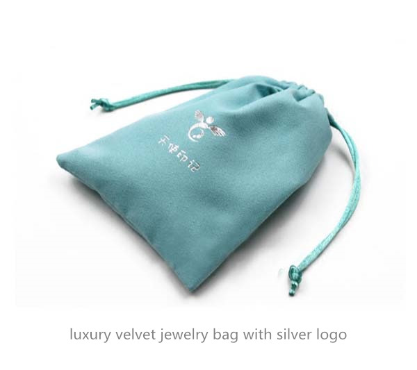 luxury velvet jewelry bag