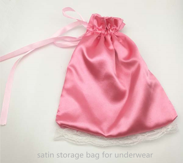 satin drawstring gift bag