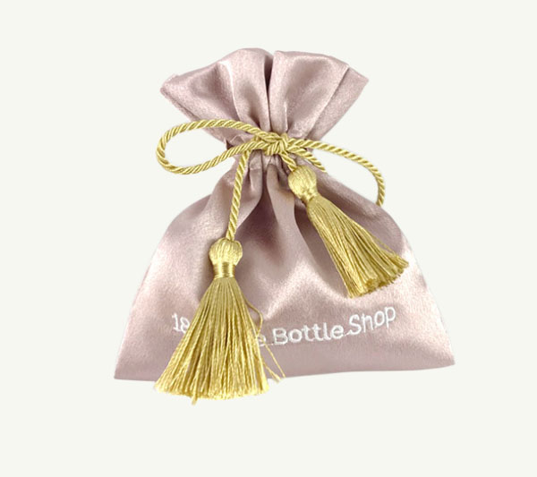 Embroidery Satin Gift Bag With Polyester