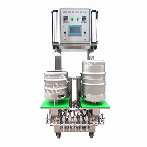 Shandong Tek Machinery two Heads Beer Barrel Washing Cleaning Machine