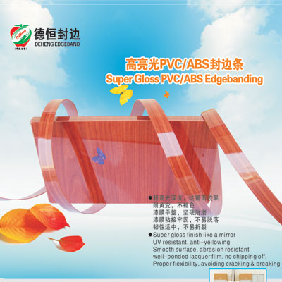 PVC ABS  edgebandings for furnitures free lead