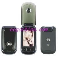 A1900 Quadband Dual SIM Cards Flip Mobile-Analog TV/Bluetooth-FM Radio/Mp3 Playe -1GB Free Card