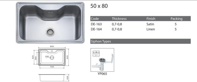Stainless steel kitchen sinks 