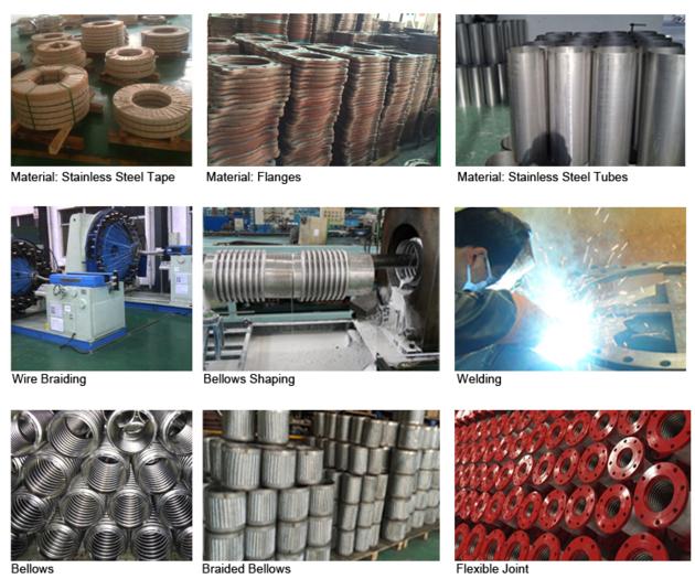 Metal Bellow Flange End Type Pipe