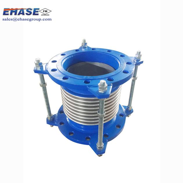 FM SS Flexible Pump Bellow Connector Expansion Joint with Tie Rod
