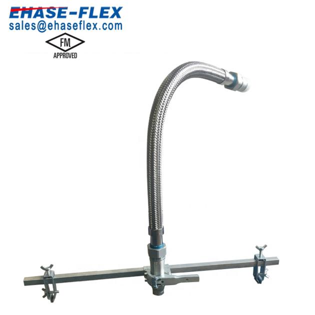  FM Approved Fire Sprinkler Flexible Hose Fittings For Firefighting 