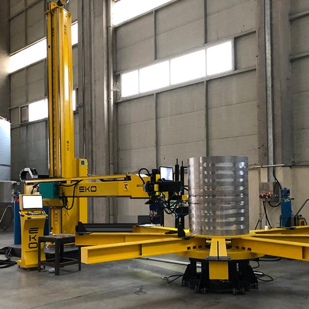 EKO Column Amp Boom Welding Automation