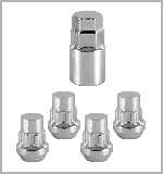 Chrome/Zinc Plated Closed End Locking Nuts