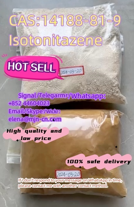 CAS:14188-81-9 Isotonitazene Free sample,Hot sell,High quality,Top supplier