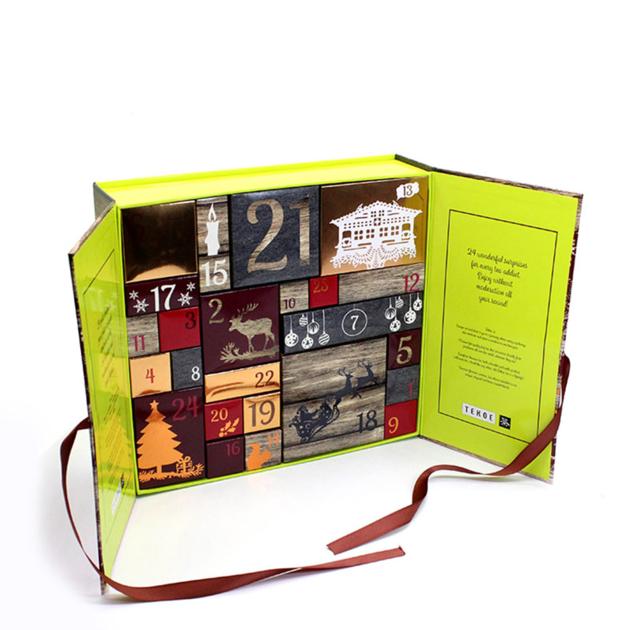 Cosmetics Cardboard Advent Calendar Packaging Christmas