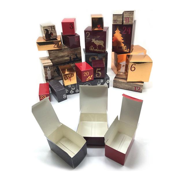 Cosmetics Cardboard Advent Calendar Packaging Christmas