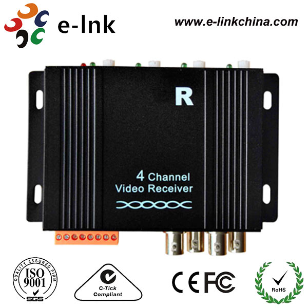 4 Channel Active UTP Video Balun for CCTV Camera