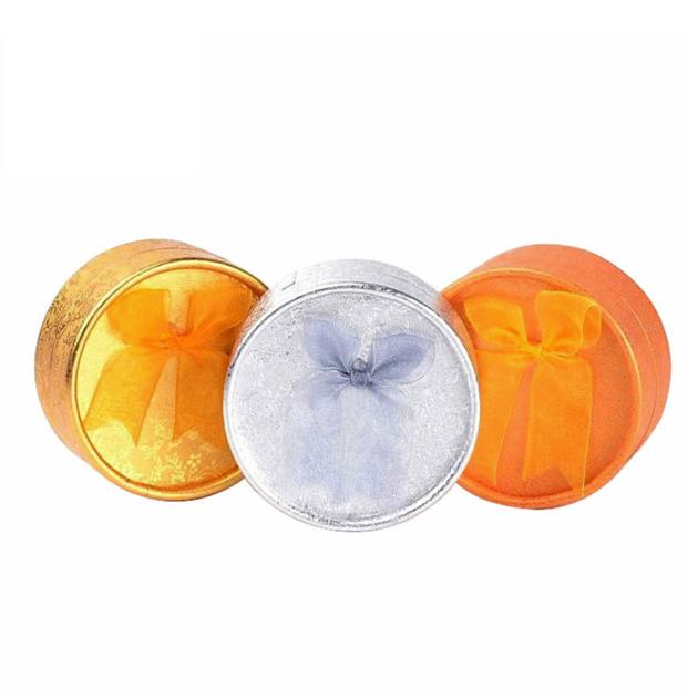 Customized Logo Cylinder Paper Earring Boxes