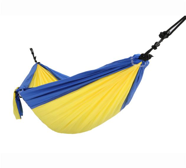 Lightweight Portable Double Person Nylon Taffeta Parachute Camping Hammock with Customized Color