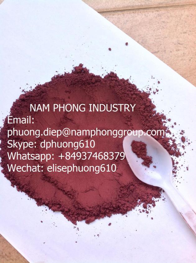 Iron (III) Oxide Powder (Fe2O3) Waste for Pigment, Ferric Chloride Industry 