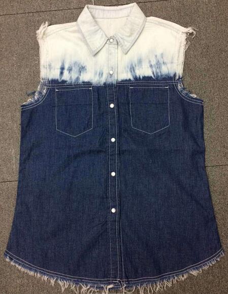 Lady's jeans shirt