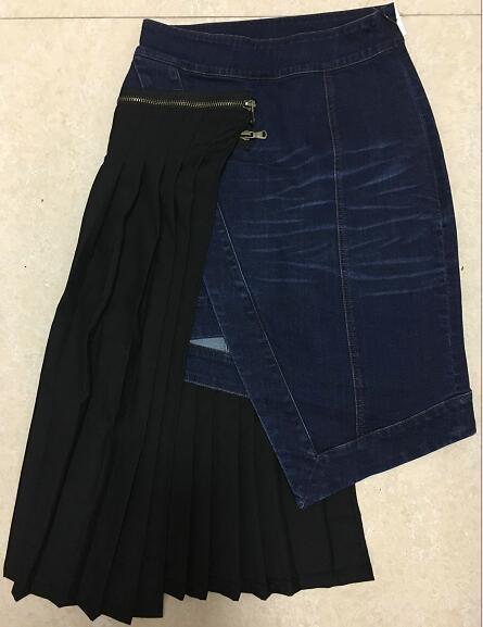 Lady's denim skirt