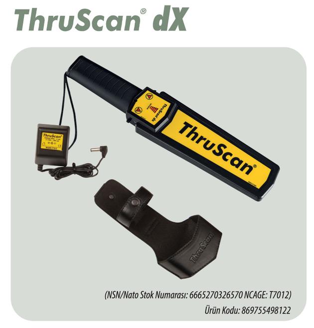 Hand Held Metal Detector ThruScan dX