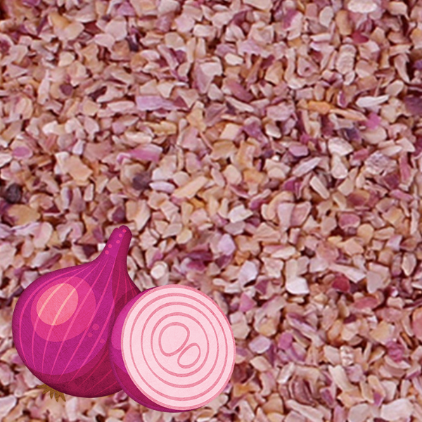 Dehydrated Pink Onions