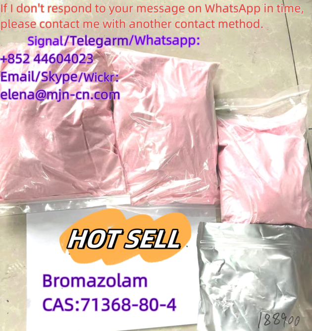 CAS:71368-80-4 Bromazolam CAS：28981-97-7 Alprazolam Free sample,Hot sell,Top supplier