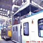 Refrigerator multi-stations vacuum forming machine