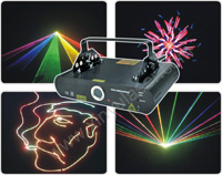 i rainbow RGB cartoon laser